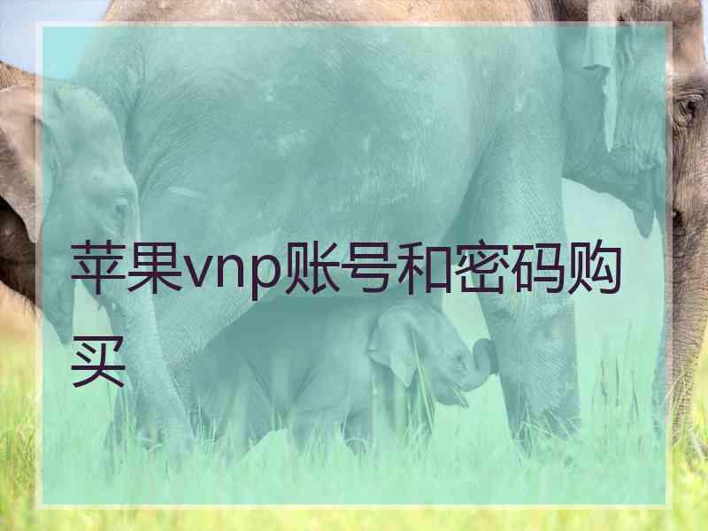 苹果vnp账号和密码购买
