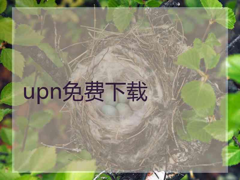 upn免费下载