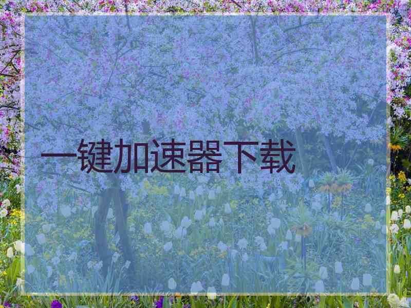 一键加速器下载