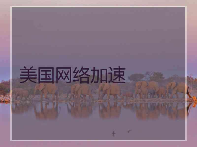 美国网络加速