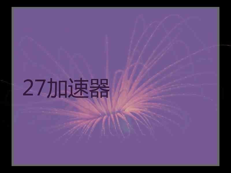 27加速器