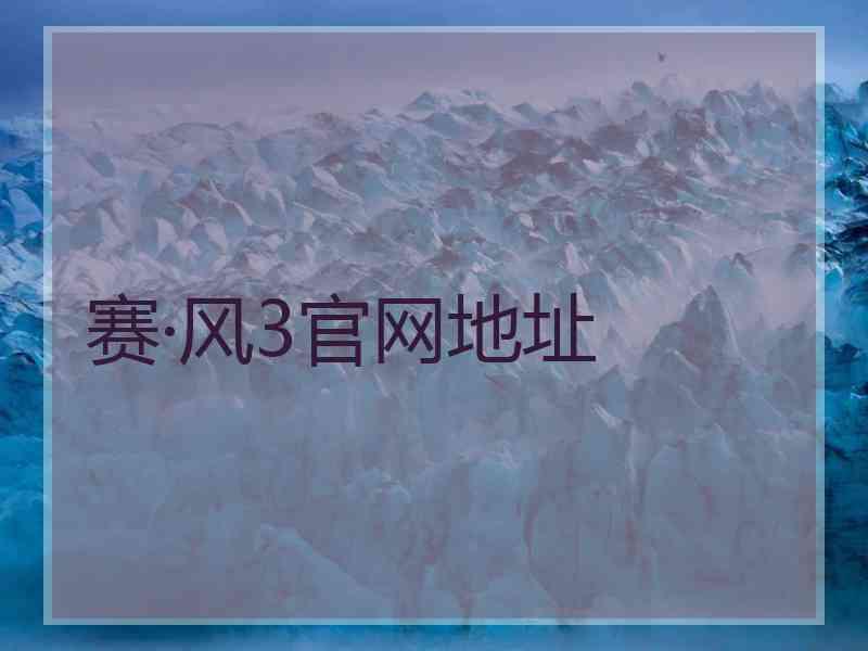 赛·风3官网地址