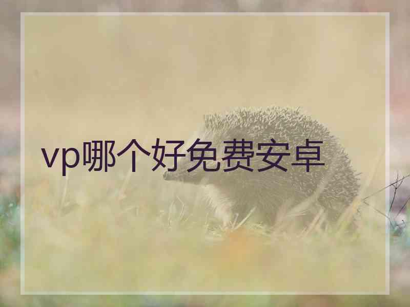 vp哪个好免费安卓