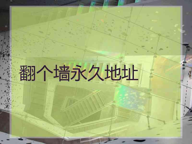 翻个墙永久地址