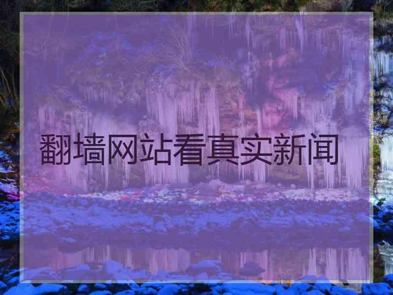 翻墙网站看真实新闻