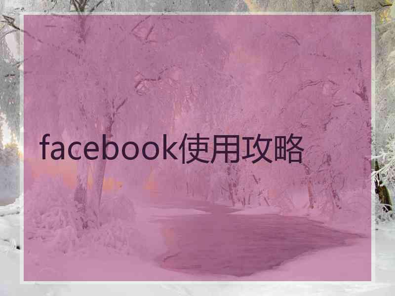 facebook使用攻略