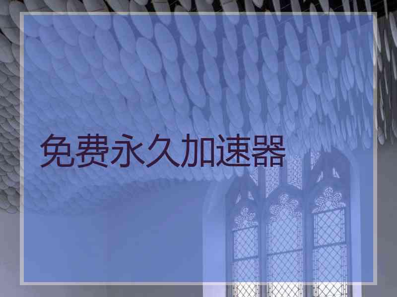 免费永久加速器