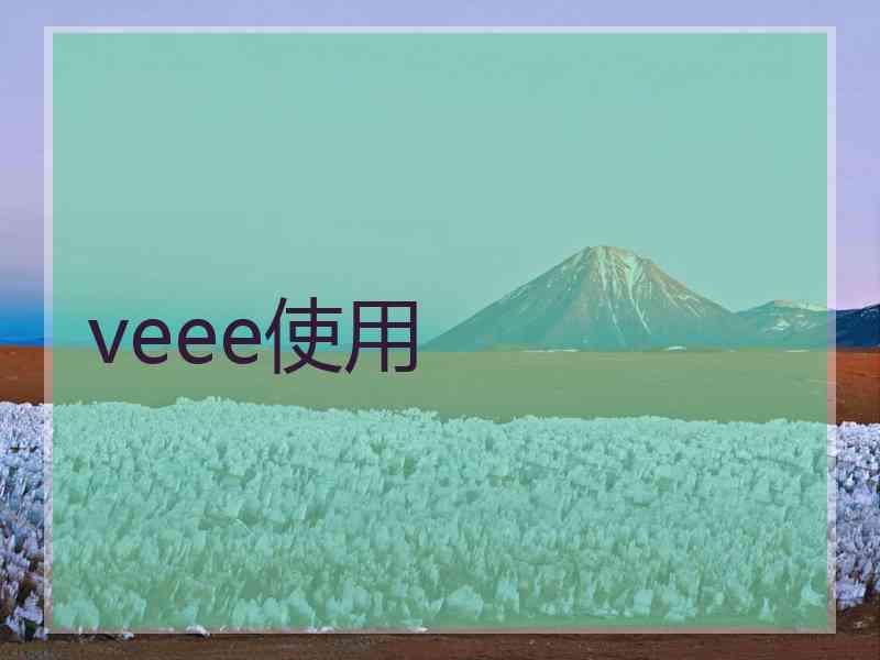 veee使用