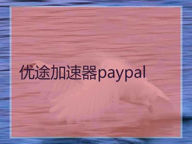 优途加速器paypal