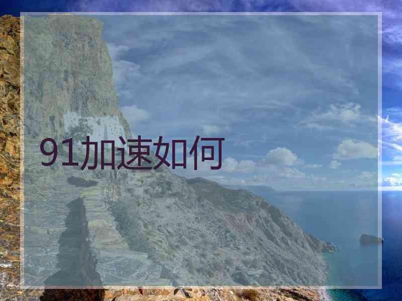 91加速如何