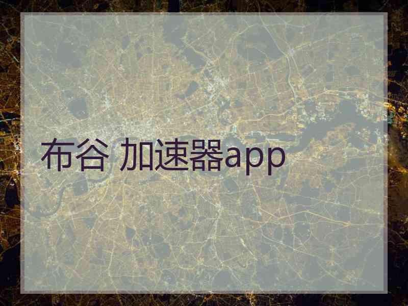 布谷 加速器app