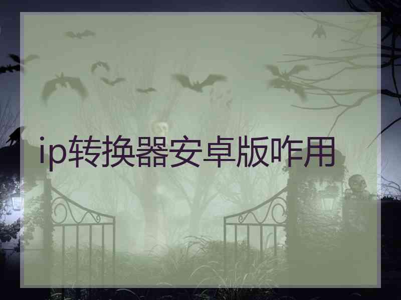 ip转换器安卓版咋用