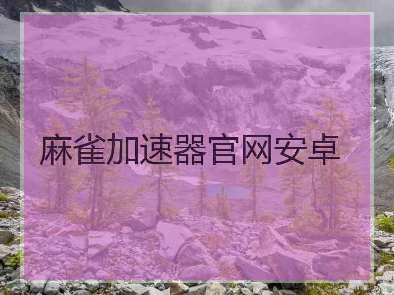 麻雀加速器官网安卓