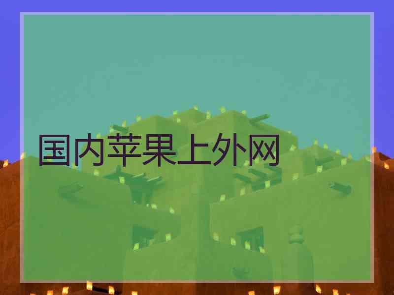 国内苹果上外网