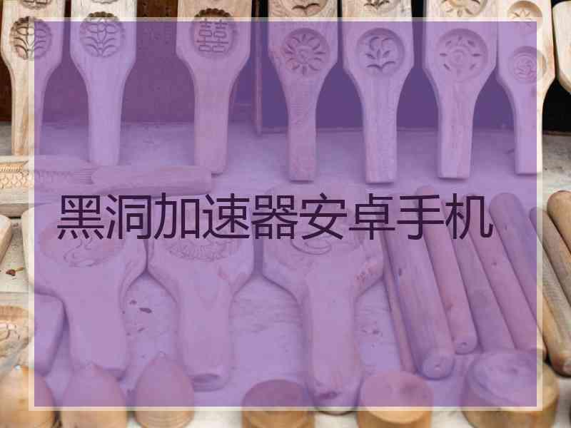 黑洞加速器安卓手机