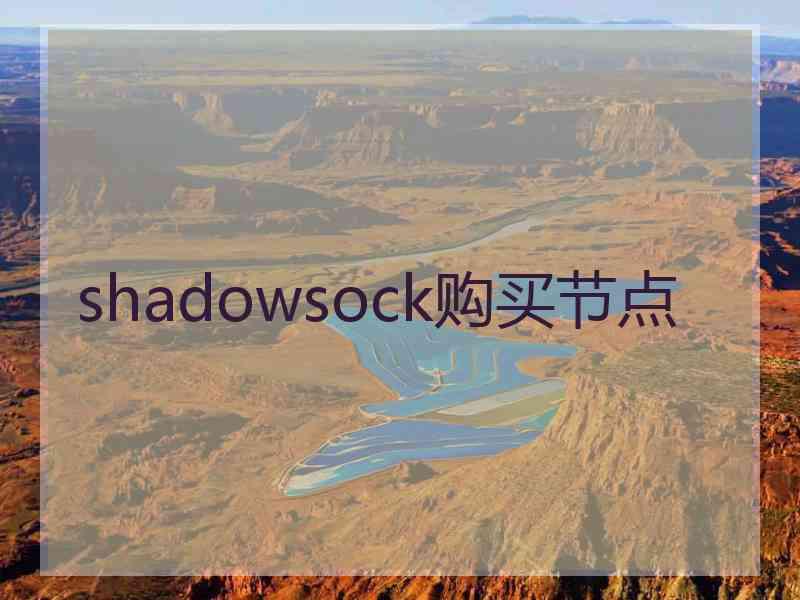 shadowsock购买节点