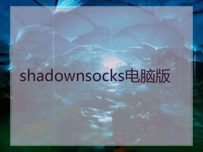 shadownsocks电脑版
