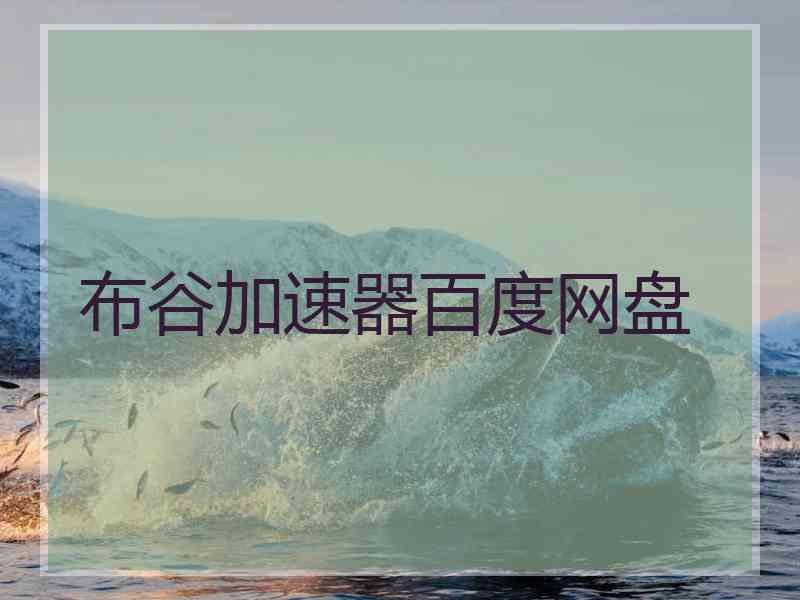 布谷加速器百度网盘