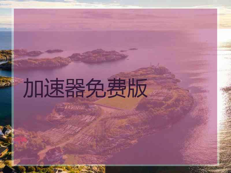 加速器免费版