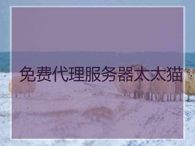 免费代理服务器太太猫