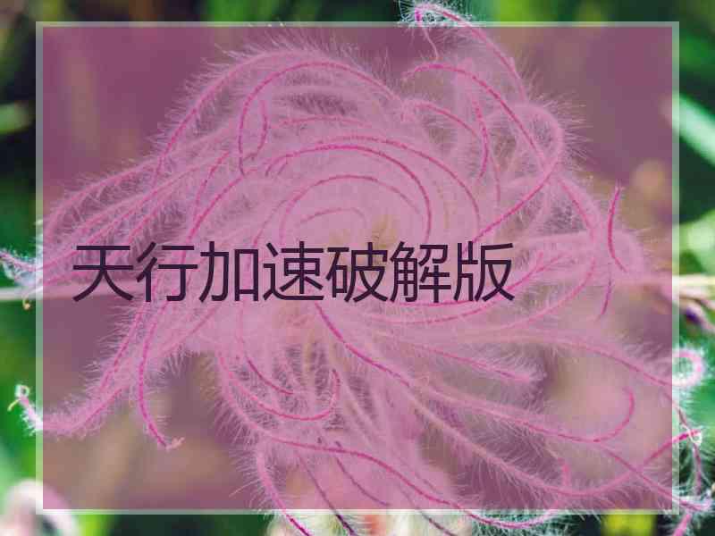 天行加速破解版