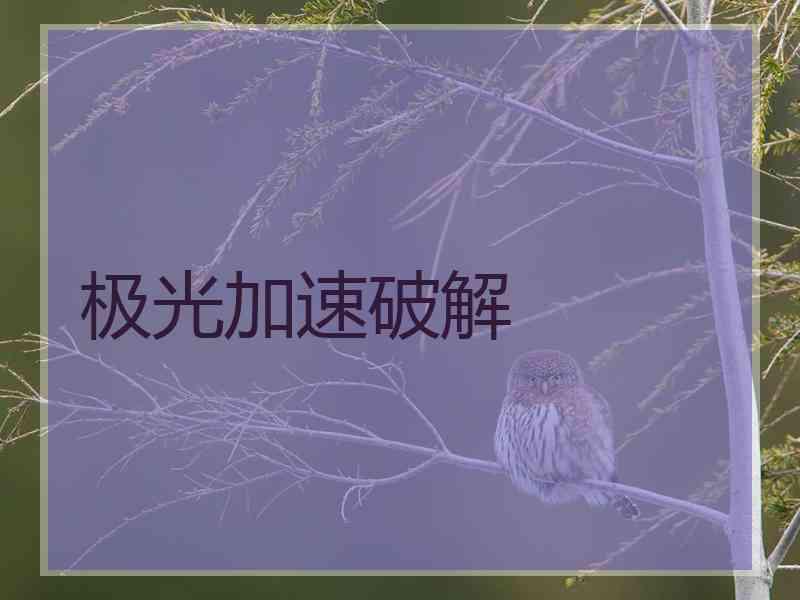 极光加速破解