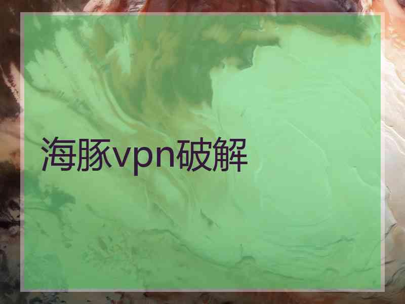海豚vpn破解