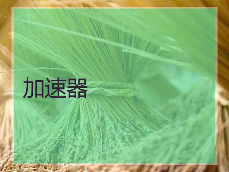 加速器