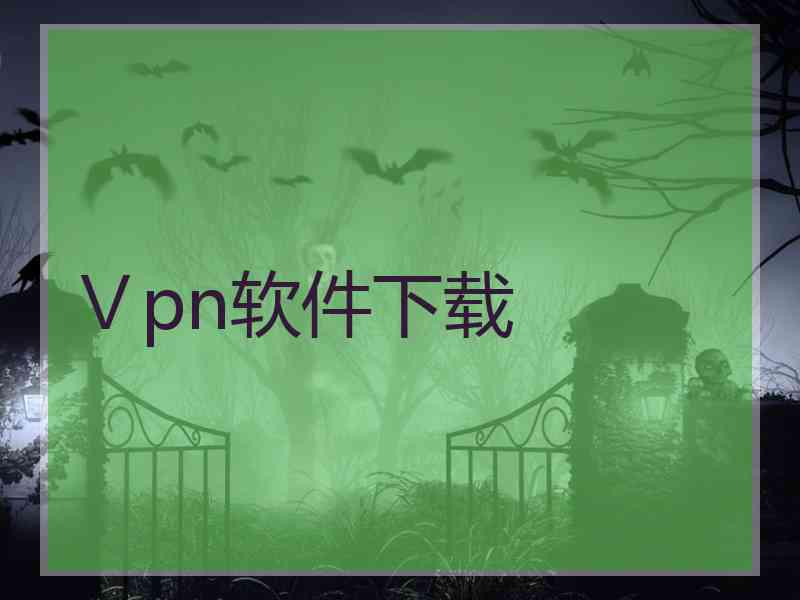 Ⅴpn软件下载
