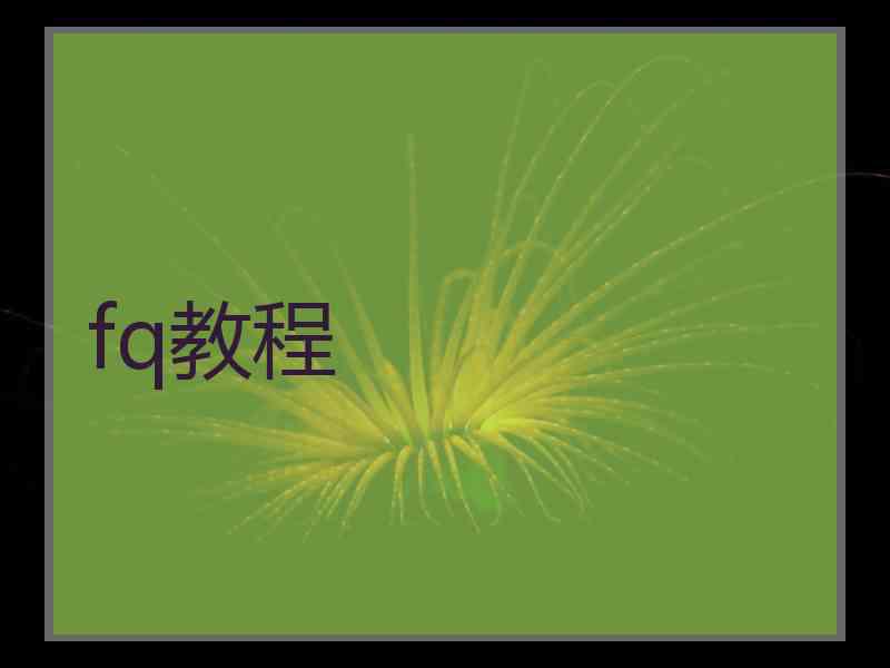 fq教程