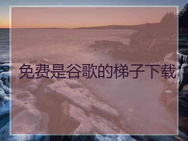 免费是谷歌的梯子下载
